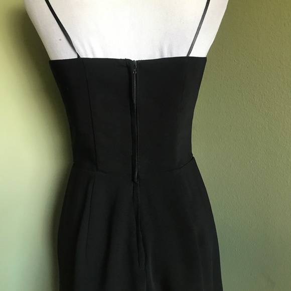 Amanda Uprichard women’s Sweetheart Neck Black Romper Size 4 - Picture 5 of 11